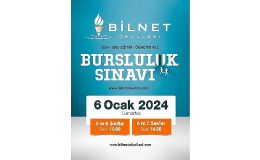 2024 – 2025 eğitim-öğretim dönemi “Bilnet Okulları Bursluluk Sınavı” başvuruları başladı. 