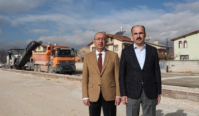 Başkan Altay ve Başkan Kavuş Necmettin Erbakan Caddesi’ni İnceledi