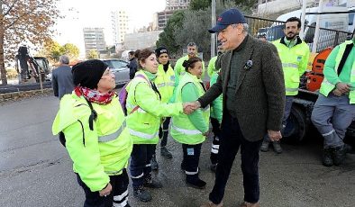 Başkan Engin, çalışanların yeni yılını kutladı