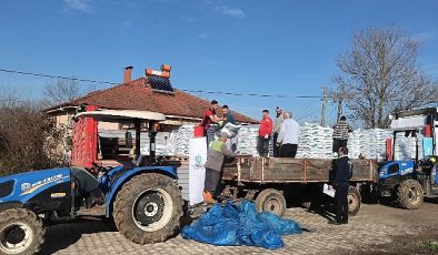 Çiftçilere yüzde 50 hibeli gübre dağıtımı başladı