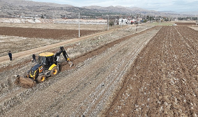 Elmalı Çobanisa Mahallesi’ne kapalı devre sulama sistemi