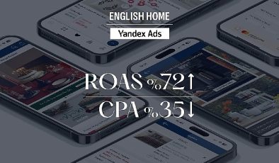 English Home, Yandex Ads iş birliği ile Efsane Cuma döneminde reklam harcama getirilerini %72 artırdı