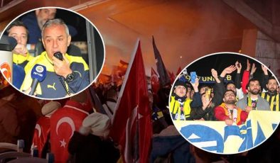 Fenerbahçe ve Galatasaray İstanbul’da coşkuyla karşılandı! Rakip taraftarlar kol kola