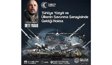 Güvenlik Uzmanı Mete Yarar gölcük’e geliyor