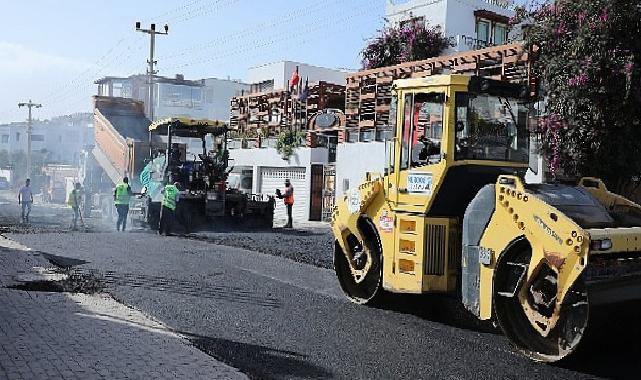 Bodrum’da 18 Bin Metre Sıcak Asfalt yapıldı