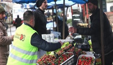 Büyükşehir’den içleri ısıtan ikram