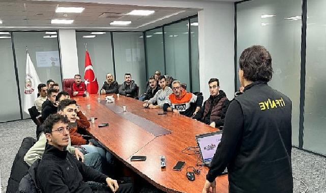 İtfaiyeden elektrikli araçlara müdahale eğitimi