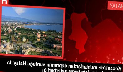 Kocaeli Muhtarlarından Hatay’daki Okul İçin Bağış