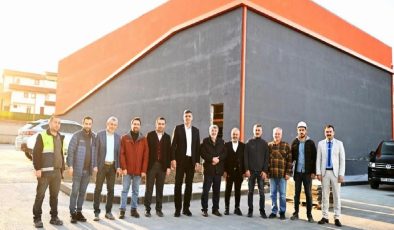 Maşukiye Kapalı Spor Salonu’nda çalışmalar hızla devam ediyor