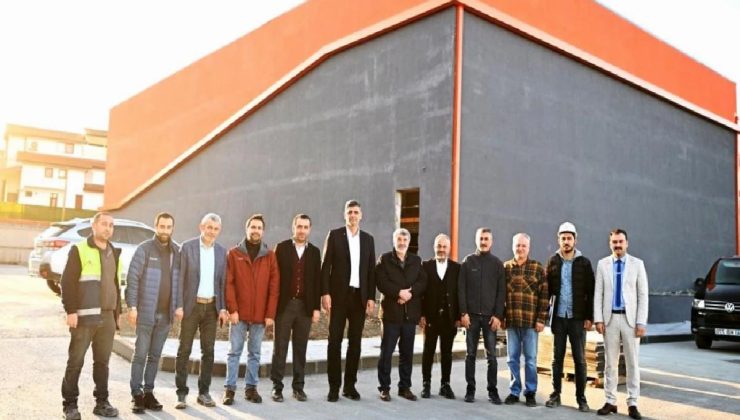 Maşukiye Kapalı Spor Salonu’nda çalışmalar hızla devam ediyor