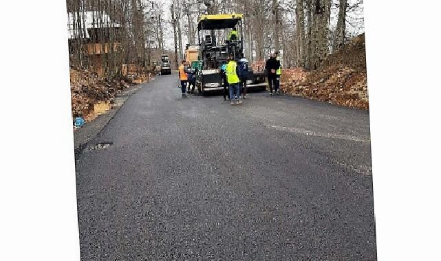 Teleferiğin son durağına otopark ve yol