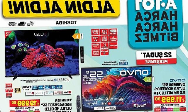 22 Şubat’ta A101’de Teknoloji Eserleri Fırsatları