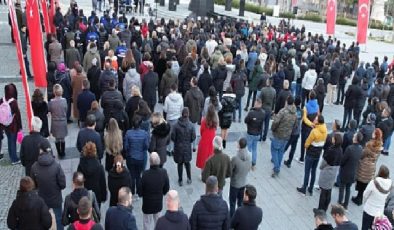 6 Şubat’ta hayatını kaybedenler Nilüfer’de anıldı  