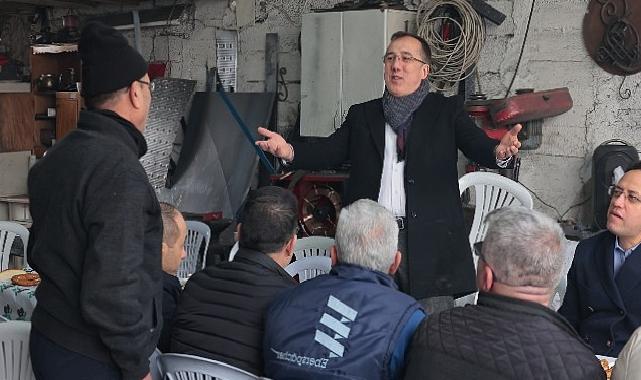 AK Parti Nevşehir Belediye Lider Adayı Dr. Mehmet Savran, sanayi esnaflarıyla bir ortaya geldi