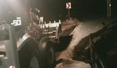 Dolu yağışına Milas Belediyesi’nden anında müdahale