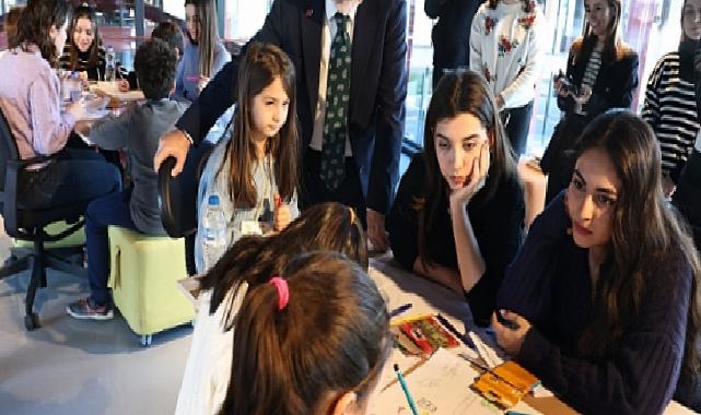 DOST Projesi’ne katılan çocuklar dizaynlara başladı