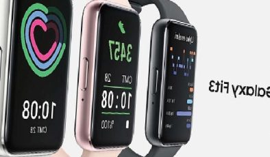 Hayat şekline ahenk sağlayan yeni jenerasyon akıllı bileklik Samsung Galaxy Fit3 alanlara, özel kordon hediye!