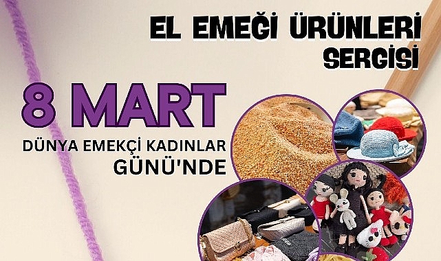 Milas Belediyesi’nden 8 Mart’a Özel El Emeği Eserleri Standı