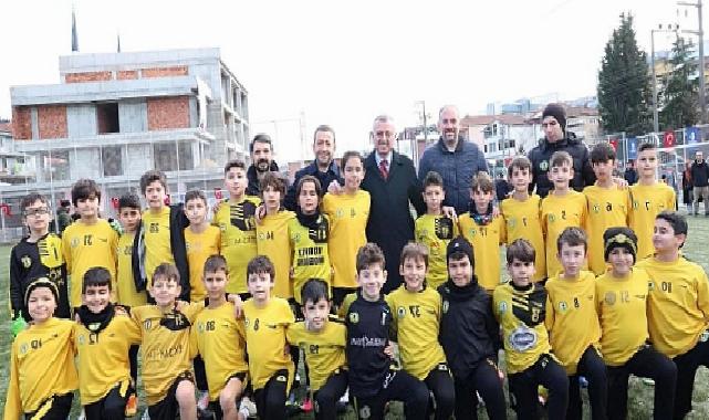 Minik futbolcular Büyükakın’a hünerlerini sergiledi