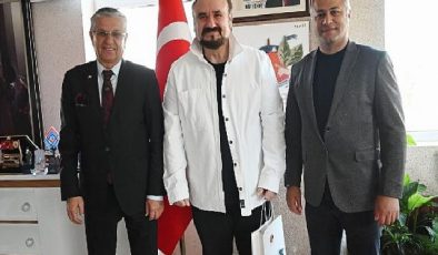 Opera sanatkarı Hakan Aysev’den Lider Topaloğlu’na ziyaret