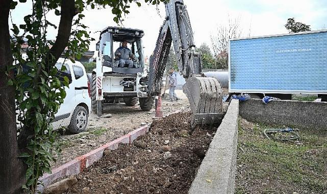 Yeni Mahalle’de kaldırım çalışmaları