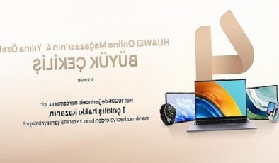 1 milyona yakın aygıtı tüketicilerle buluşturan HUAWEI Online Mağaza 4.yaşını kutluyor