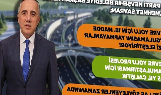 AK Parti Belediye Lider Adayı Dr. Mehmet Savran Etraf Yolu İçin 18. Husus uygulamasını Yapmayanlar Bizi Eleştiriyor