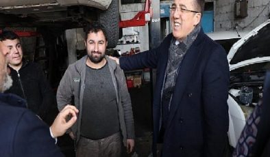 AK Parti Nevşehir Belediye Lider Adayı Dr. Mehmet Savran, bugün Zahire Pazarı ve Sanayi Sitesi içerisindeki esnafları ziyaret etti