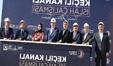 Lider Altay 240 Milyon Lira Maliyetle Hayata Geçecek Keçili Kanalı Islah Çalışması’nın Temelini Attı