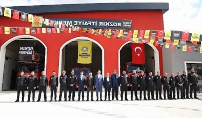 Lider Altay Bozkır Otogarı ve İtfaiye Merkezi’ni Açtı