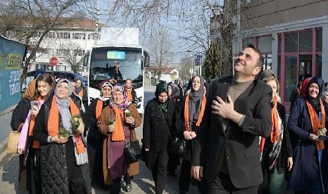 Lider Özlü’ye Yeniköy Merkez Mahallesi’nde Sevgi Seli