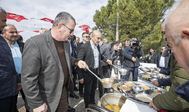 Lider Soyer Dede Bayırı Hayrı’nda lokma dağıttı