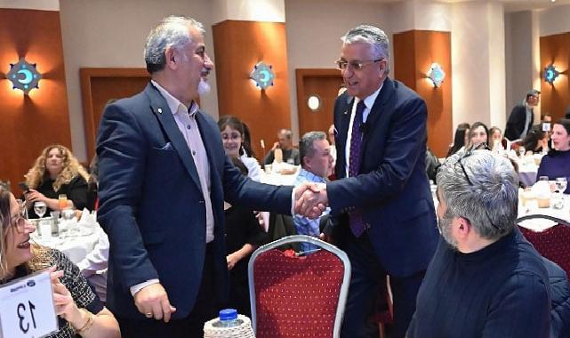 Lider Topaloğlu sıhhat çalışanlarıyla yemekte buluştu