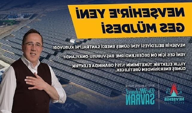 Nevşehir Belediye Lideri Dr. Mehmet Savran, yeni kuracakları Güneş Güç Santrali (GES) projesi için MEDAŞ’A yaptıkları davet mektubunun ön kıymetlendirme kurul raporunun olumlu sonuçlandığını açıkladı