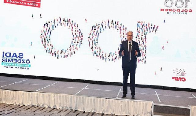 Şadi Özdemir “100 Güldüren Projelerini” açıkladı