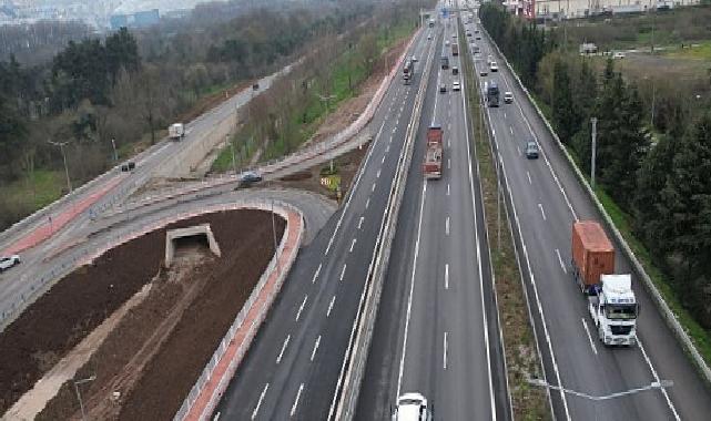 Stadyum ilişki yolunda tamamlanan kısımlar trafiğe açıldı