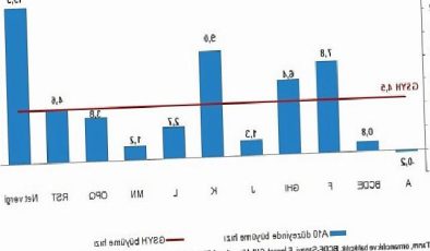 TÜİK: Gayrisafi Yurt İçi Hasıla (GSYH) 2023 yılında %4,5 arttı