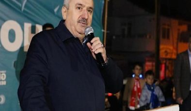 Yeniyalı’da miting üzere seçim irtibat ofisi açılışı